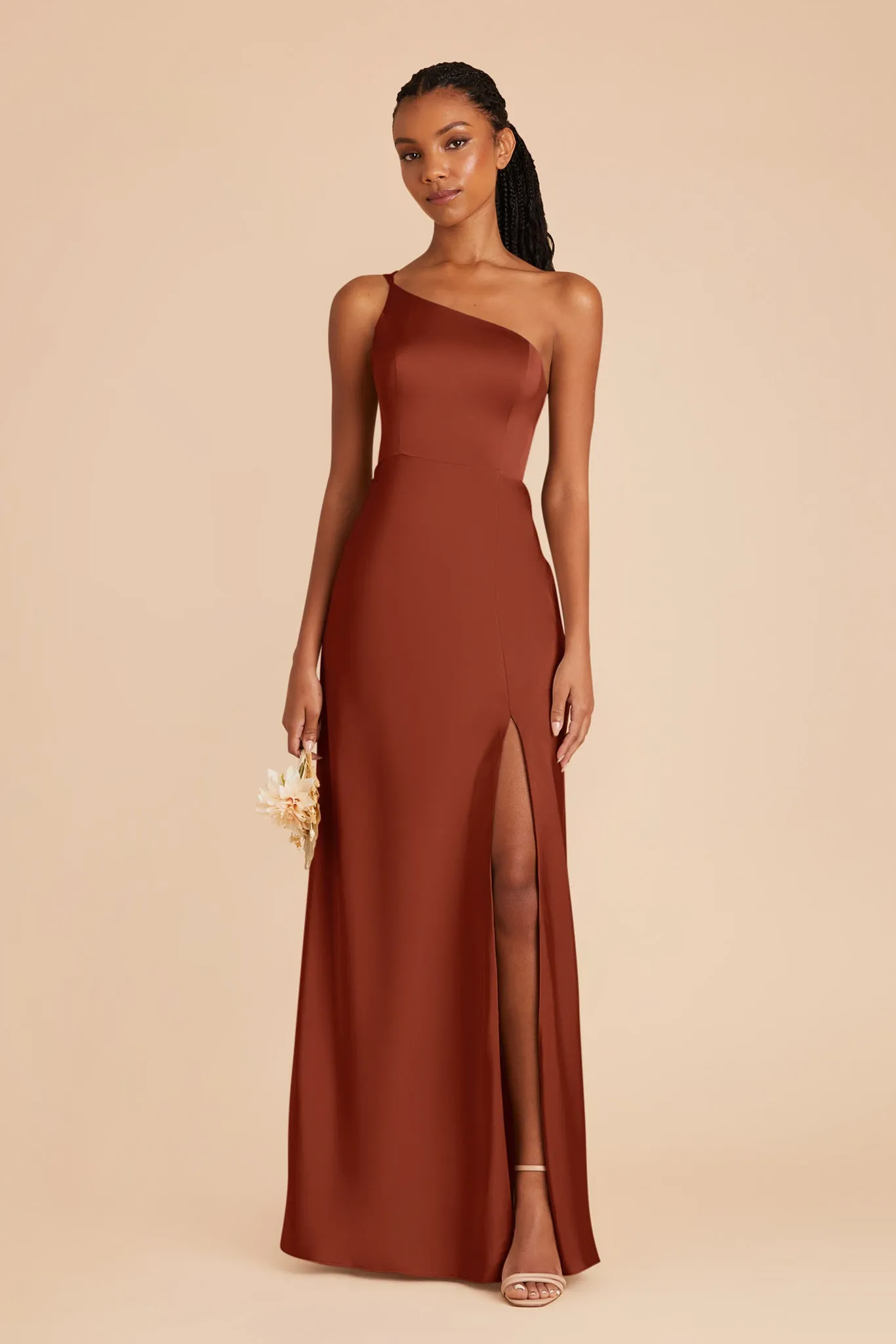 Kensie Matte Satin Dress - Auburn sold by Birdy Grey product image thumbnail 3