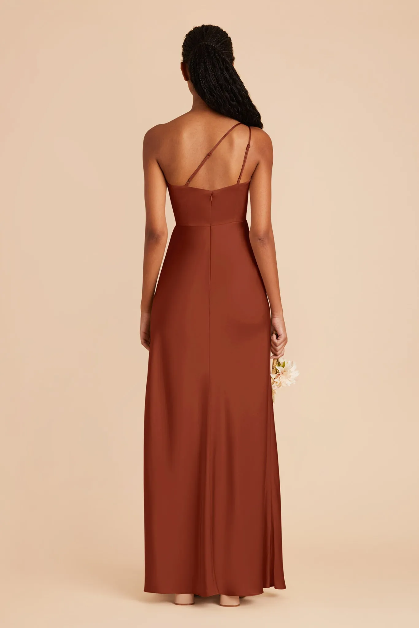 Kensie Matte Satin Dress - Auburn sold by Birdy Grey product image thumbnail 5