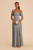 Mia Matte Satin Convertible Dress - Silver sold by Birdy Grey