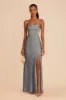 Mia Matte Satin Convertible Dress - Silver sold by Birdy Grey