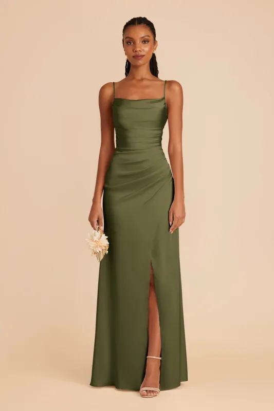 Lydia Matte Satin Dress - Martini sold by Birdy Grey