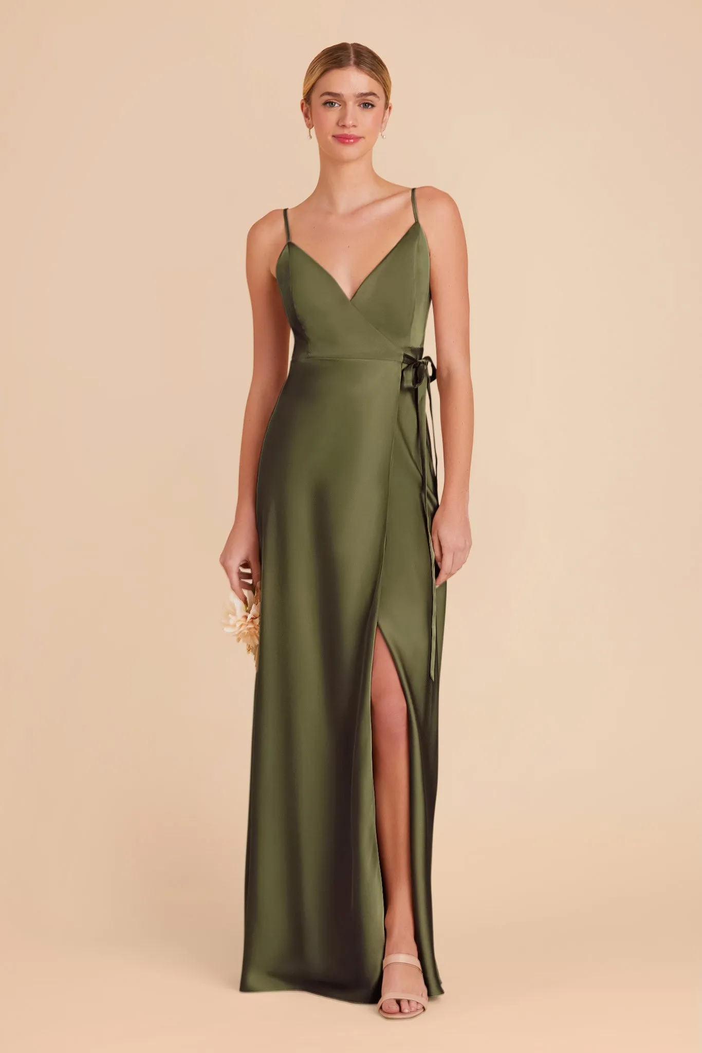 Cindy Matte Satin Dress - Martini sold by Birdy Grey