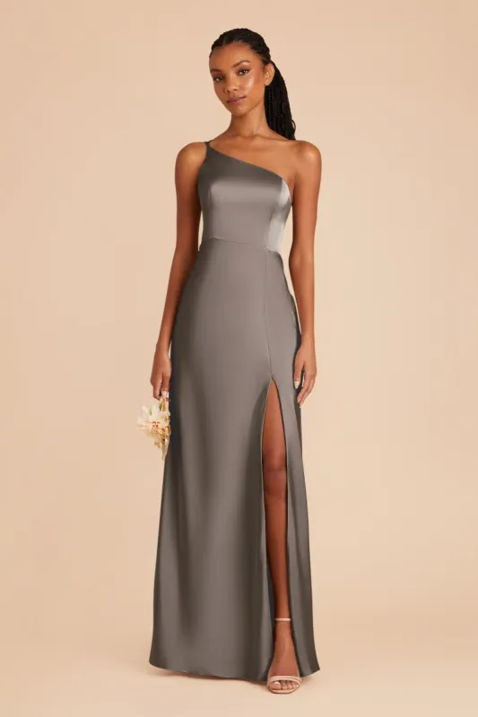 Kensie Matte Satin Dress - Quartz sold by Birdy Grey