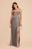 Jessica Matte Satin Dress - Quartz sold by Birdy Grey