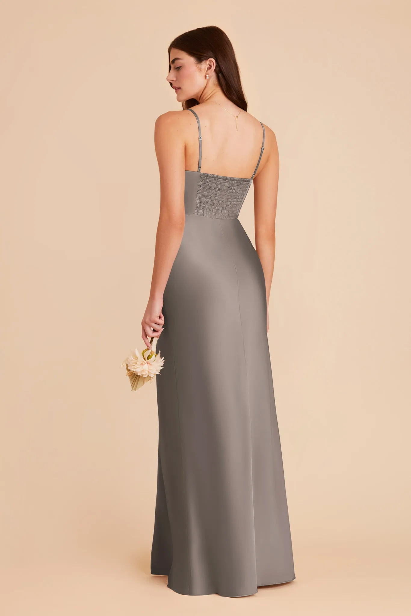 Jessica Matte Satin Dress - Quartz sold by Birdy Grey product image thumbnail 5