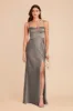Jessica Matte Satin Dress - Quartz sold by Birdy Grey
