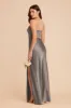 Jessica Matte Satin Dress - Quartz sold by Birdy Grey