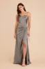 Jennifer Matte Satin Dress - Quartz sold by Birdy Grey