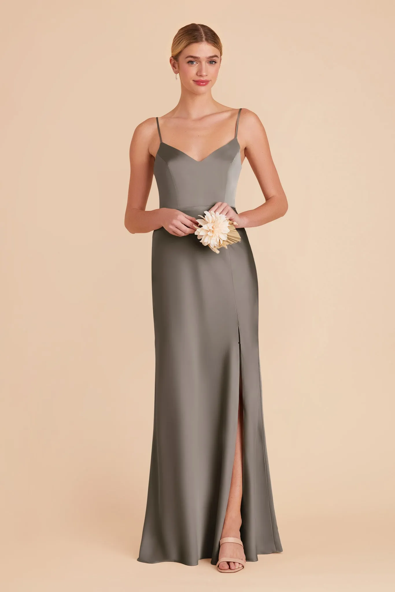 Jay Matte Satin Dress - Quartz sold by Birdy Grey product image thumbnail 3