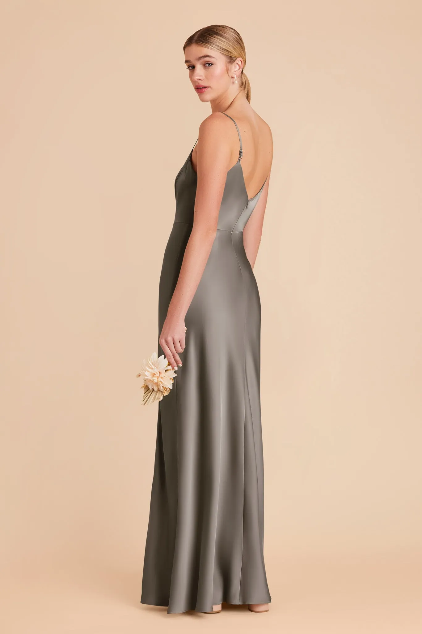 Jay Matte Satin Dress - Quartz sold by Birdy Grey product image thumbnail 4