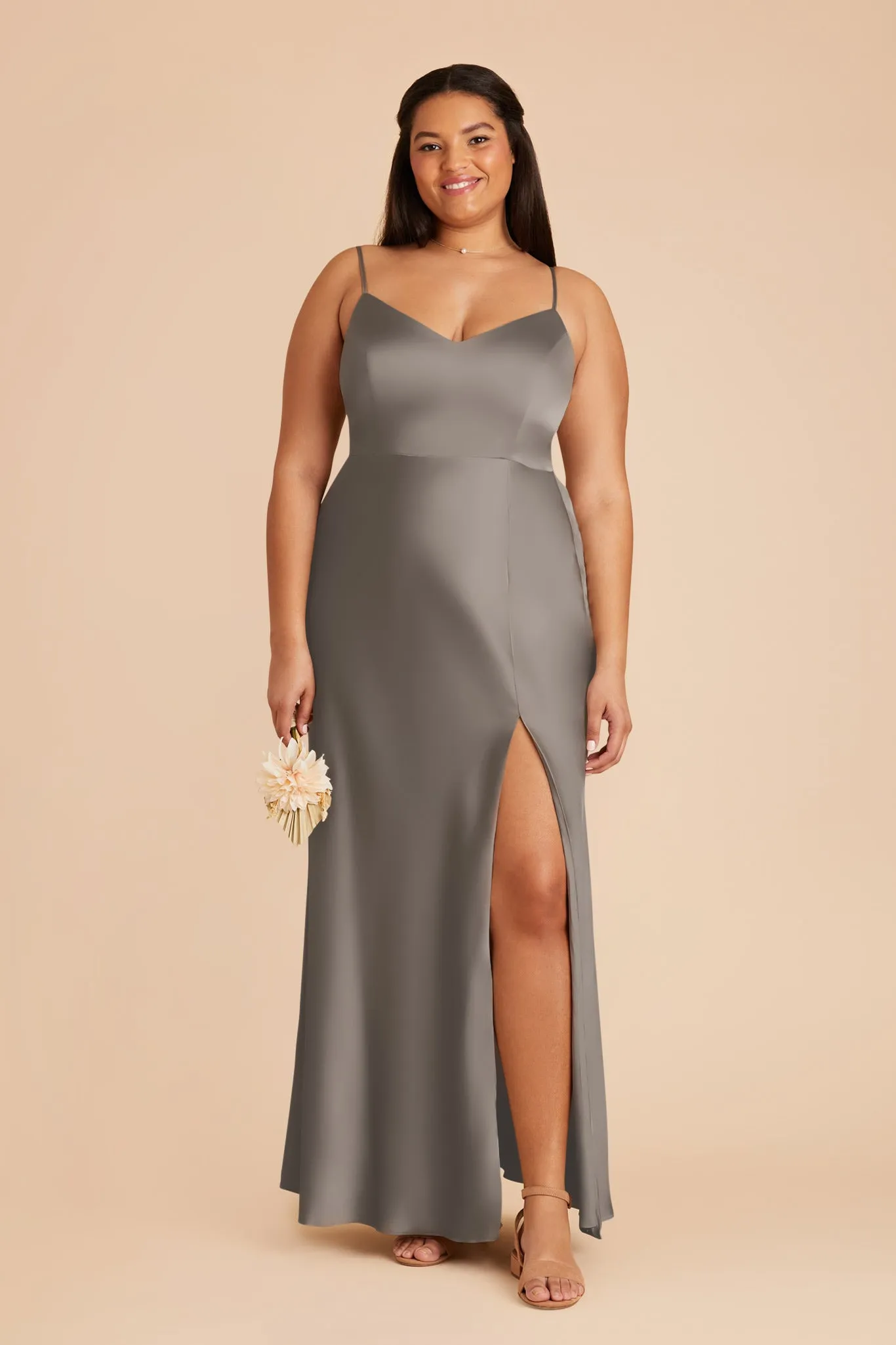 Jay Matte Satin Dress - Quartz sold by Birdy Grey product image thumbnail 2