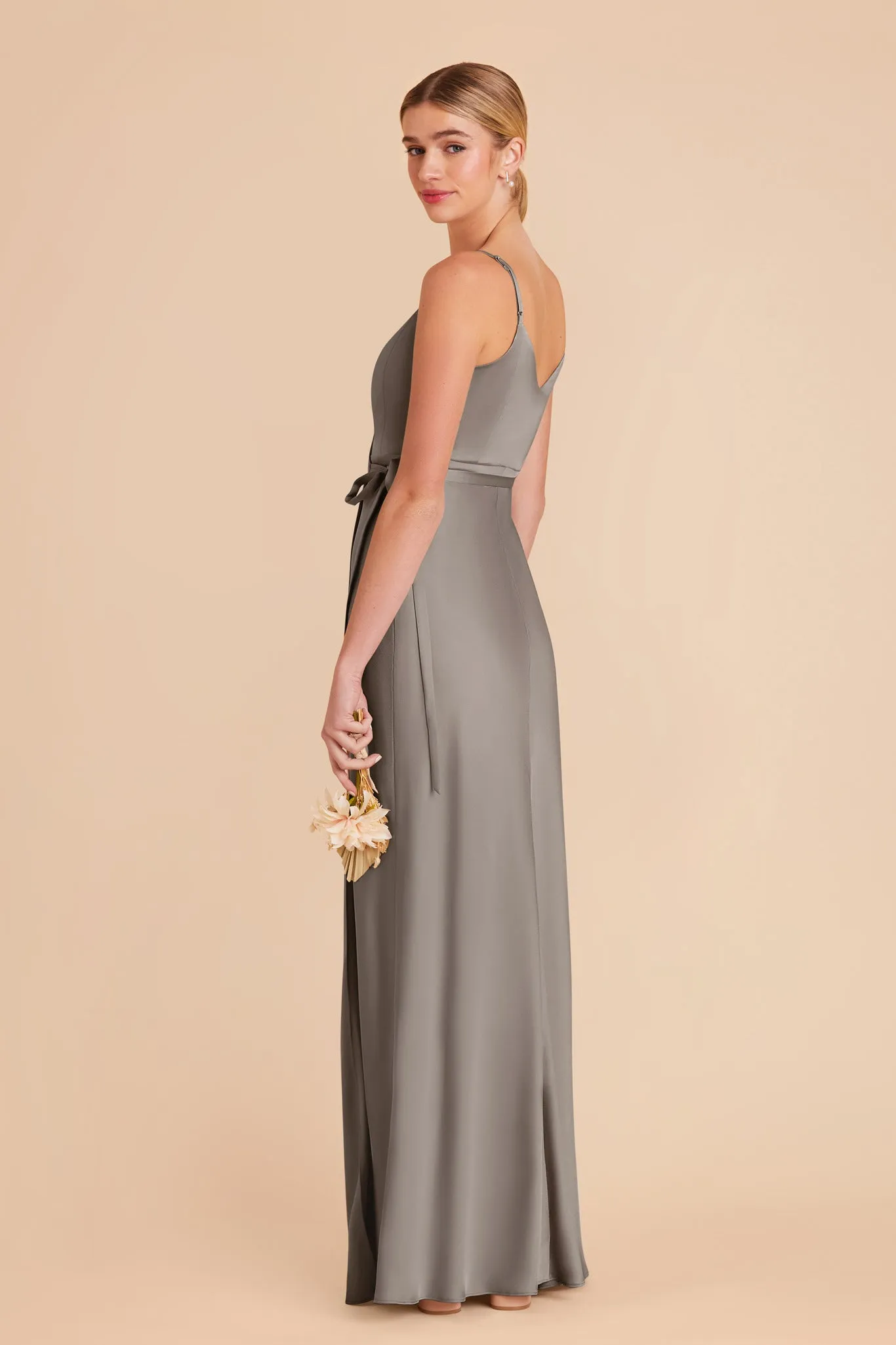 Cindy Matte Satin Dress - Quartz sold by Birdy Grey product image thumbnail 4