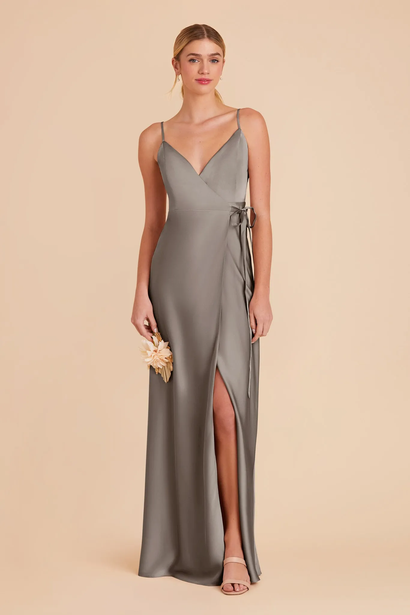 Cindy Matte Satin Dress - Quartz sold by Birdy Grey product image thumbnail 3