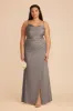 Lydia Matte Satin Dress - Quartz sold by Birdy Grey