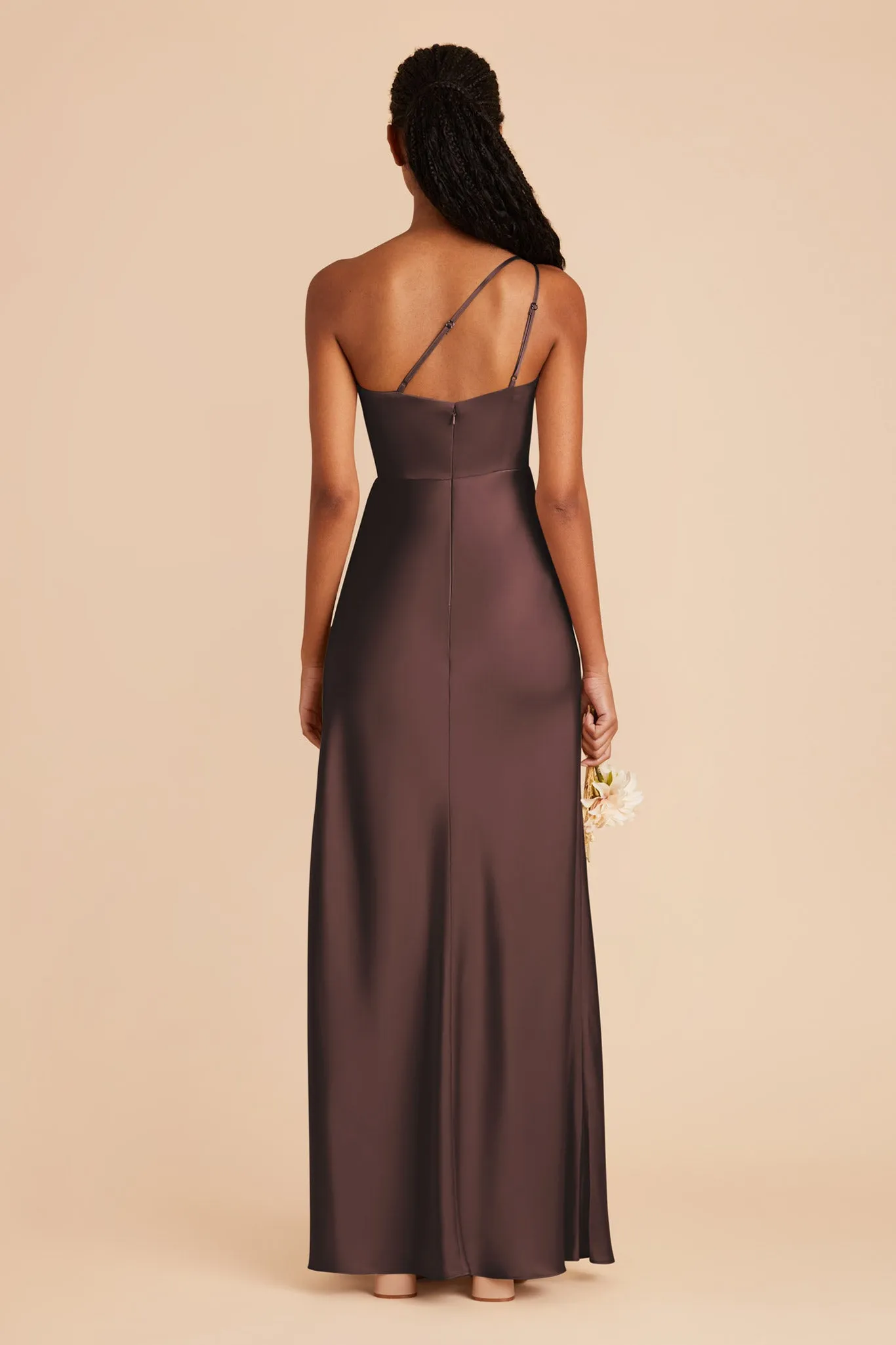 Kensie Matte Satin Dress - Espresso sold by Birdy Grey product image thumbnail 5