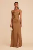 Lydia Matte Satin Dress - Copper sold by Birdy Grey