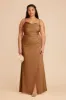 Lydia Matte Satin Dress - Copper sold by Birdy Grey