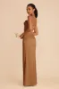 Lydia Matte Satin Dress - Copper sold by Birdy Grey