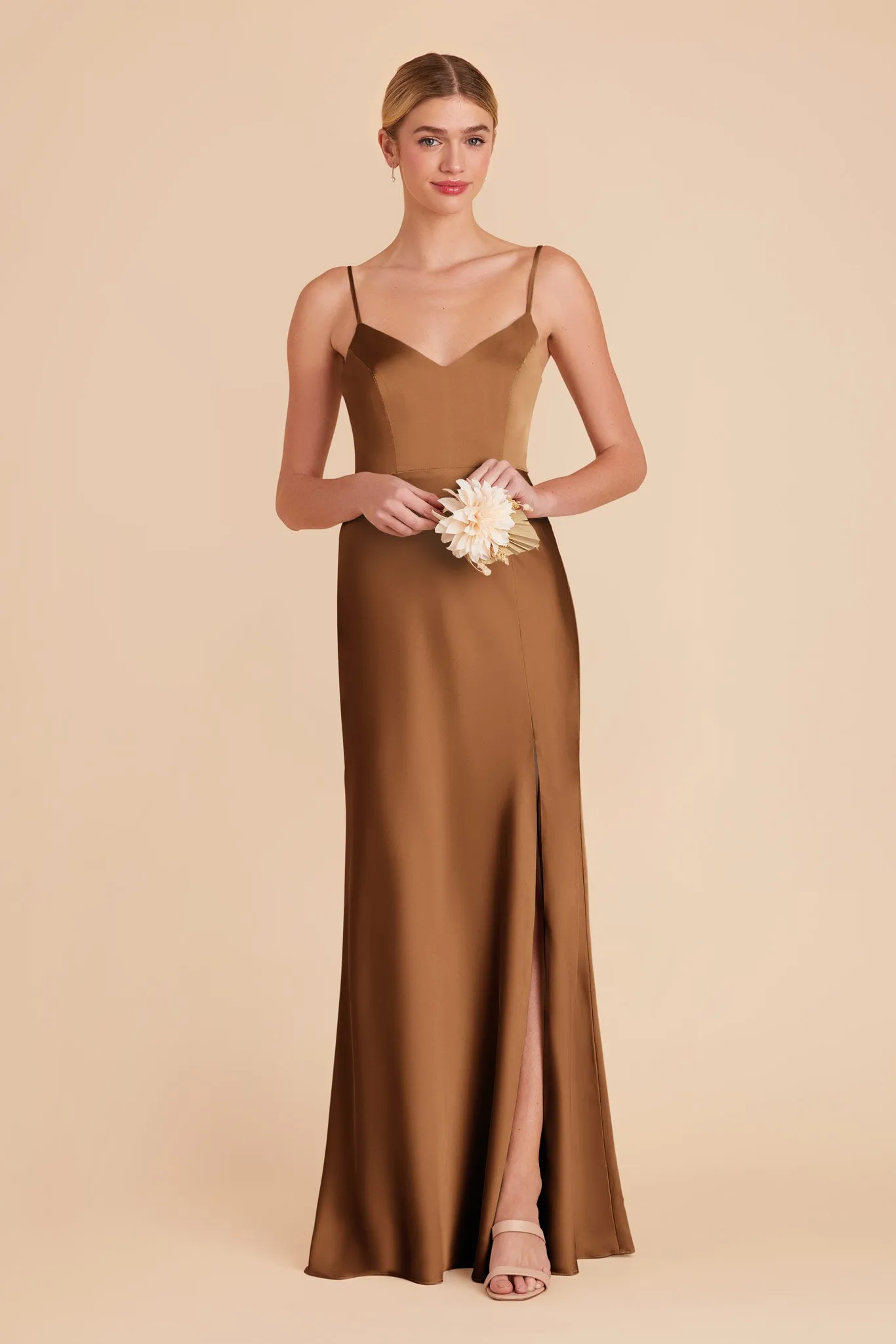 Jay Matte Satin Dress - Copper sold by Birdy Grey product image thumbnail 3