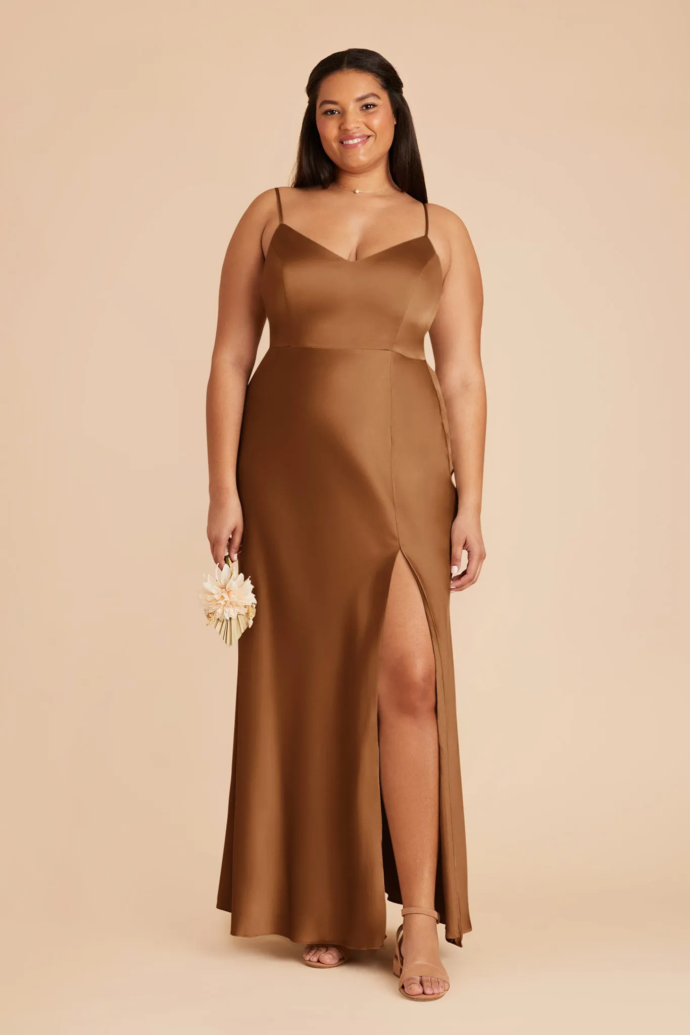 Jay Matte Satin Dress - Copper sold by Birdy Grey product image thumbnail 2