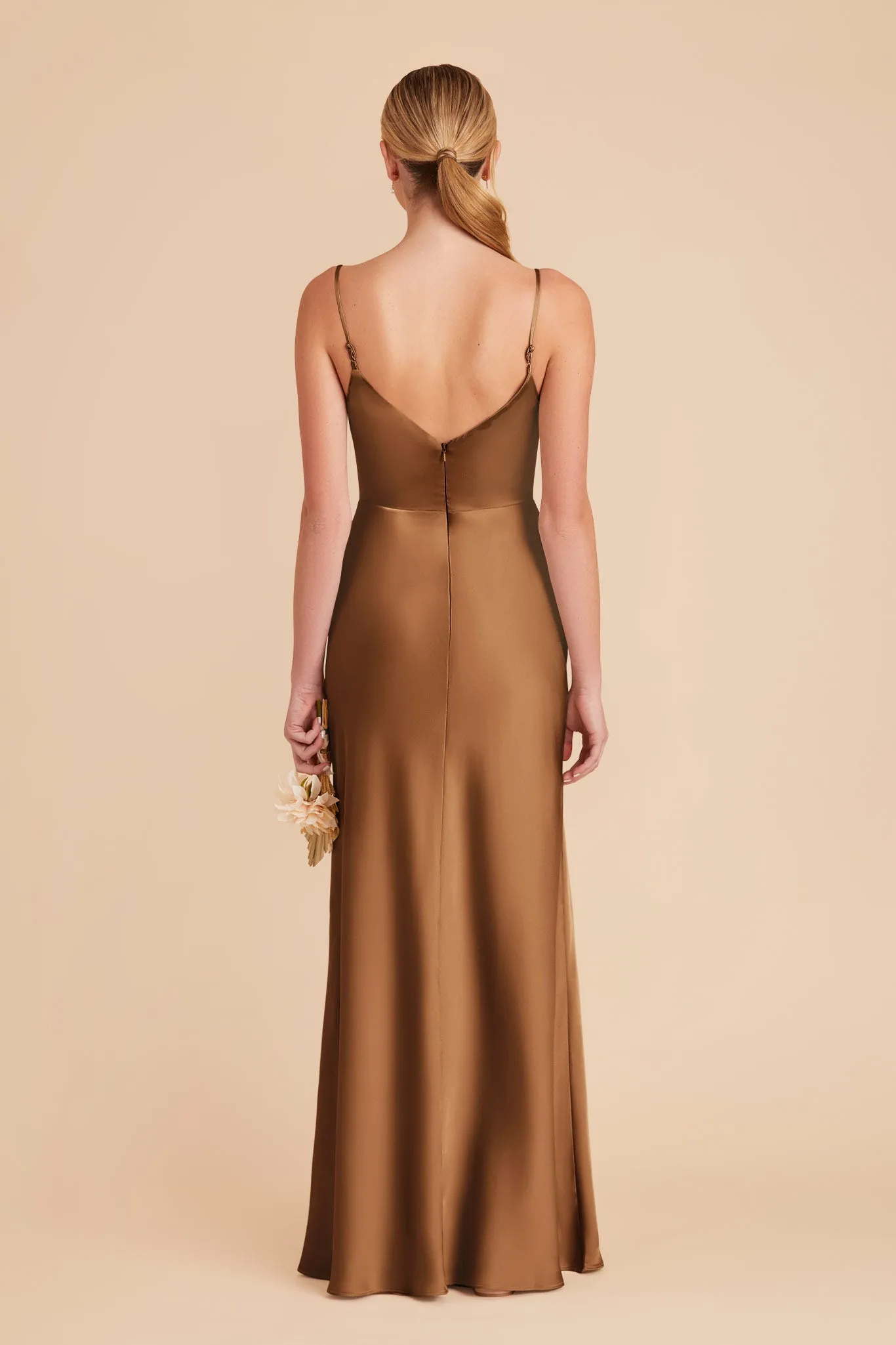 Jay Matte Satin Dress - Copper sold by Birdy Grey product image thumbnail 5