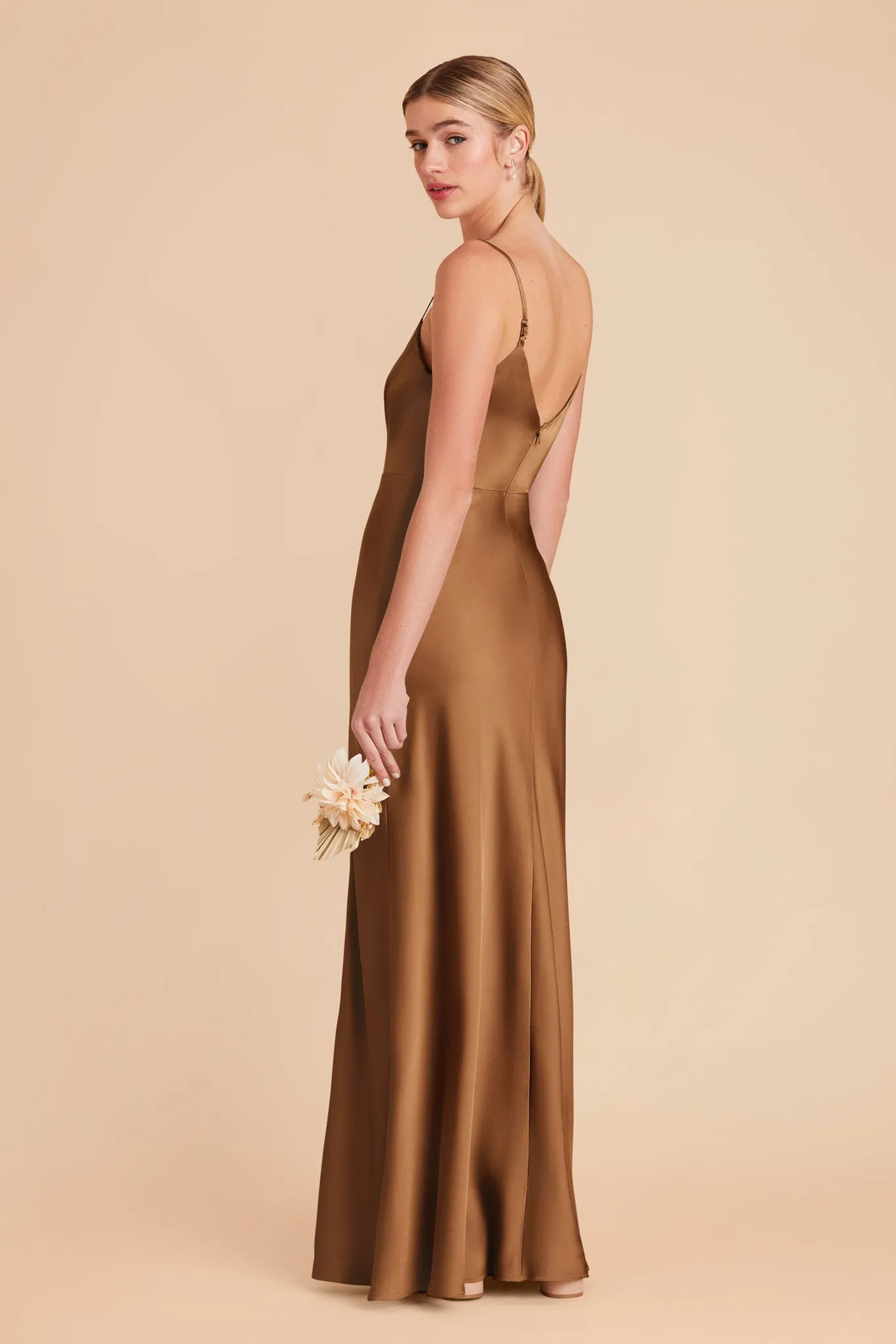 Jay Matte Satin Dress - Copper sold by Birdy Grey product image thumbnail 4