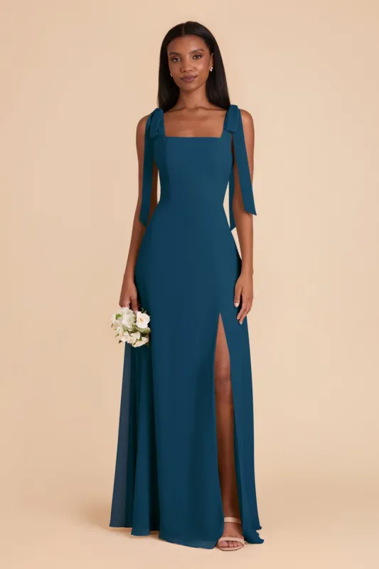 Alex Convertible Dress Chiffon - Dark Teal sold by Birdy Grey