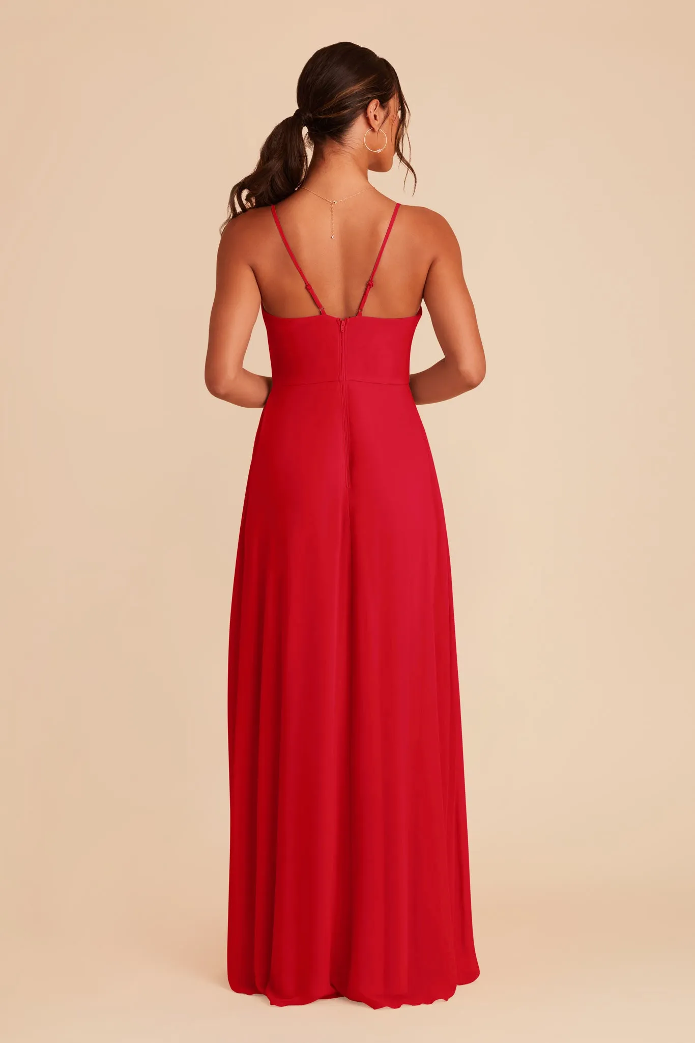 Theresa Chiffon Dress - Ruby Red sold by Birdy Grey product image thumbnail 5