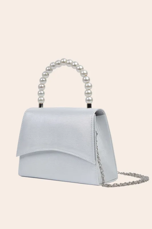 Peyton Pearl Handbag - White Pearl sold by Birdy Grey