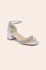 Leighton Low Block Heel - Silver sold by Birdy Grey