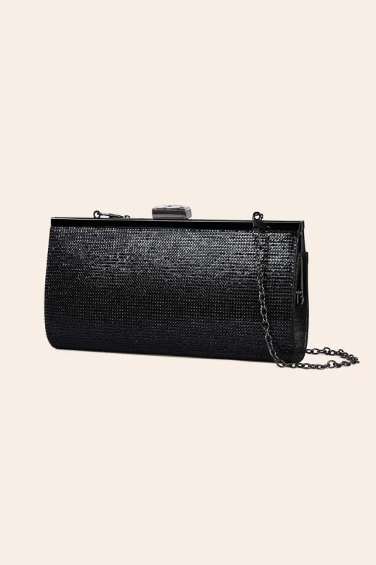Campbell Beaded Clutch - Black sold by Birdy Grey