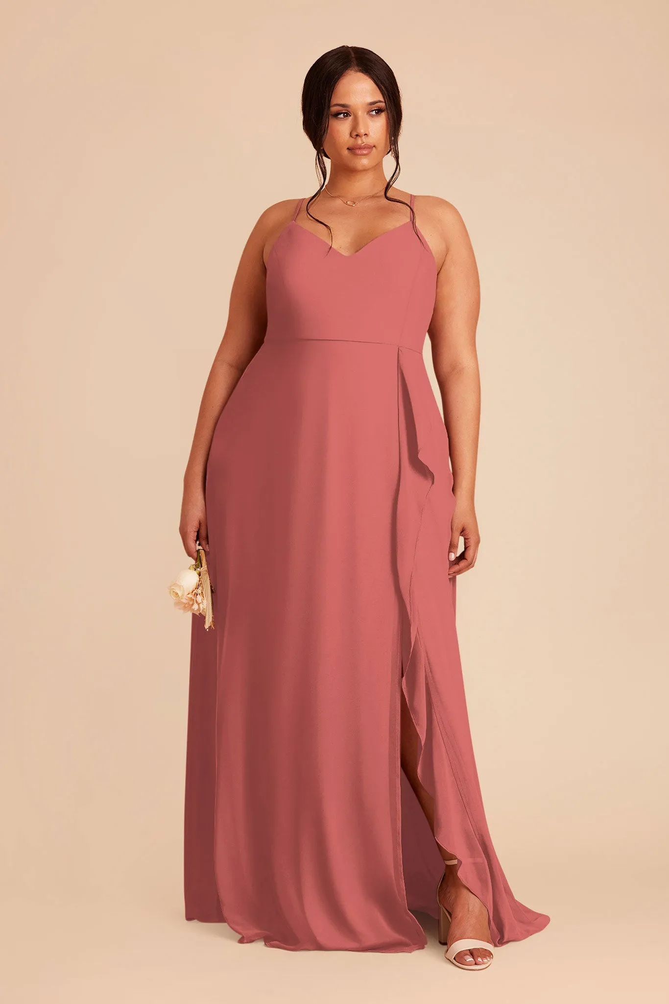 Theresa Chiffon Dress - Wild Rose sold by Birdy Grey product image thumbnail 2