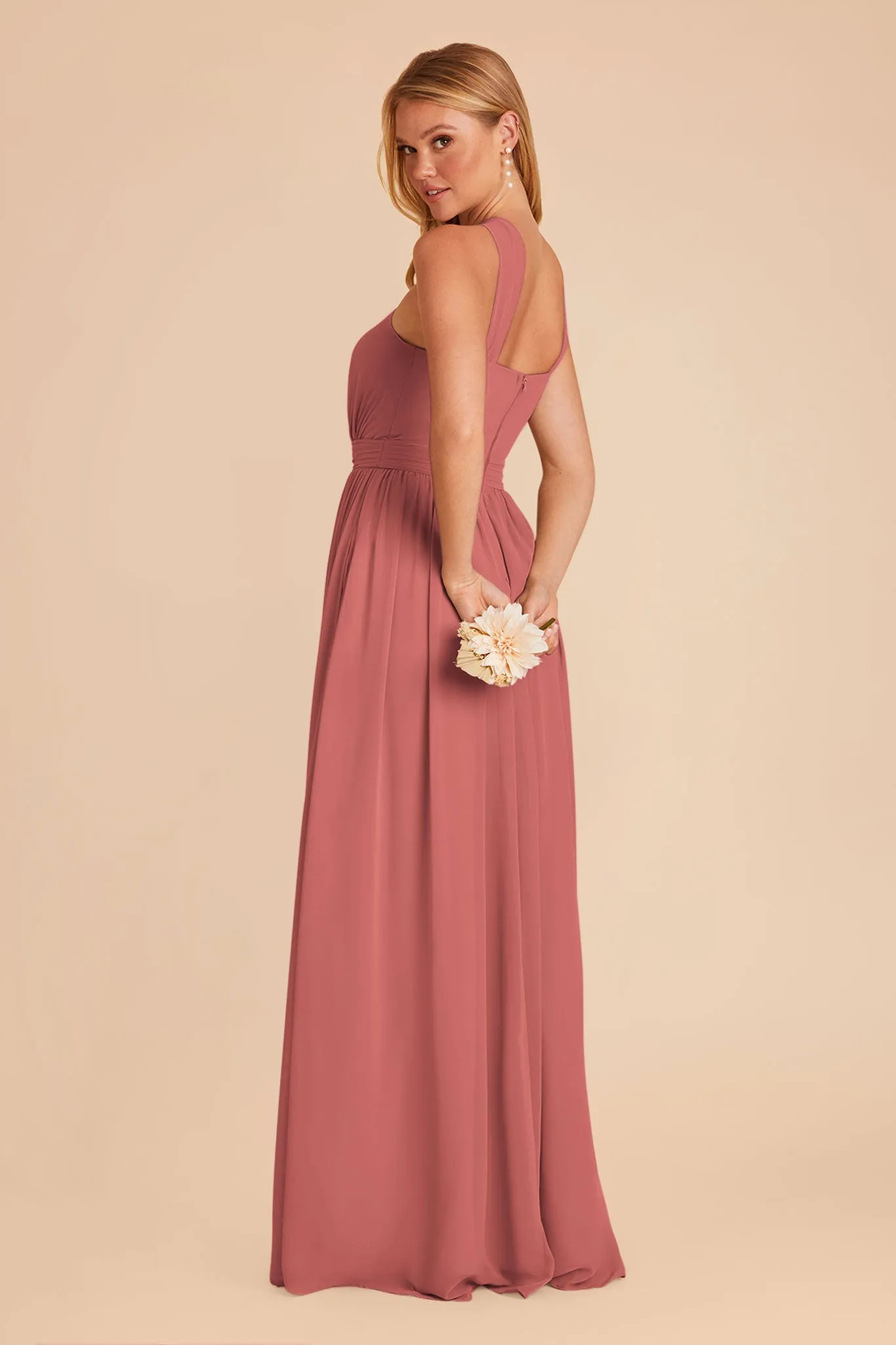 Kiko Chiffon Dress - Wild Rose sold by Birdy Grey product image thumbnail 4