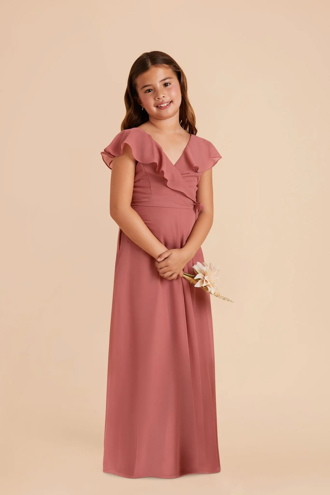 Jax Junior Chiffon Dress - Wild Rose sold by Birdy Grey product image thumbnail 3
