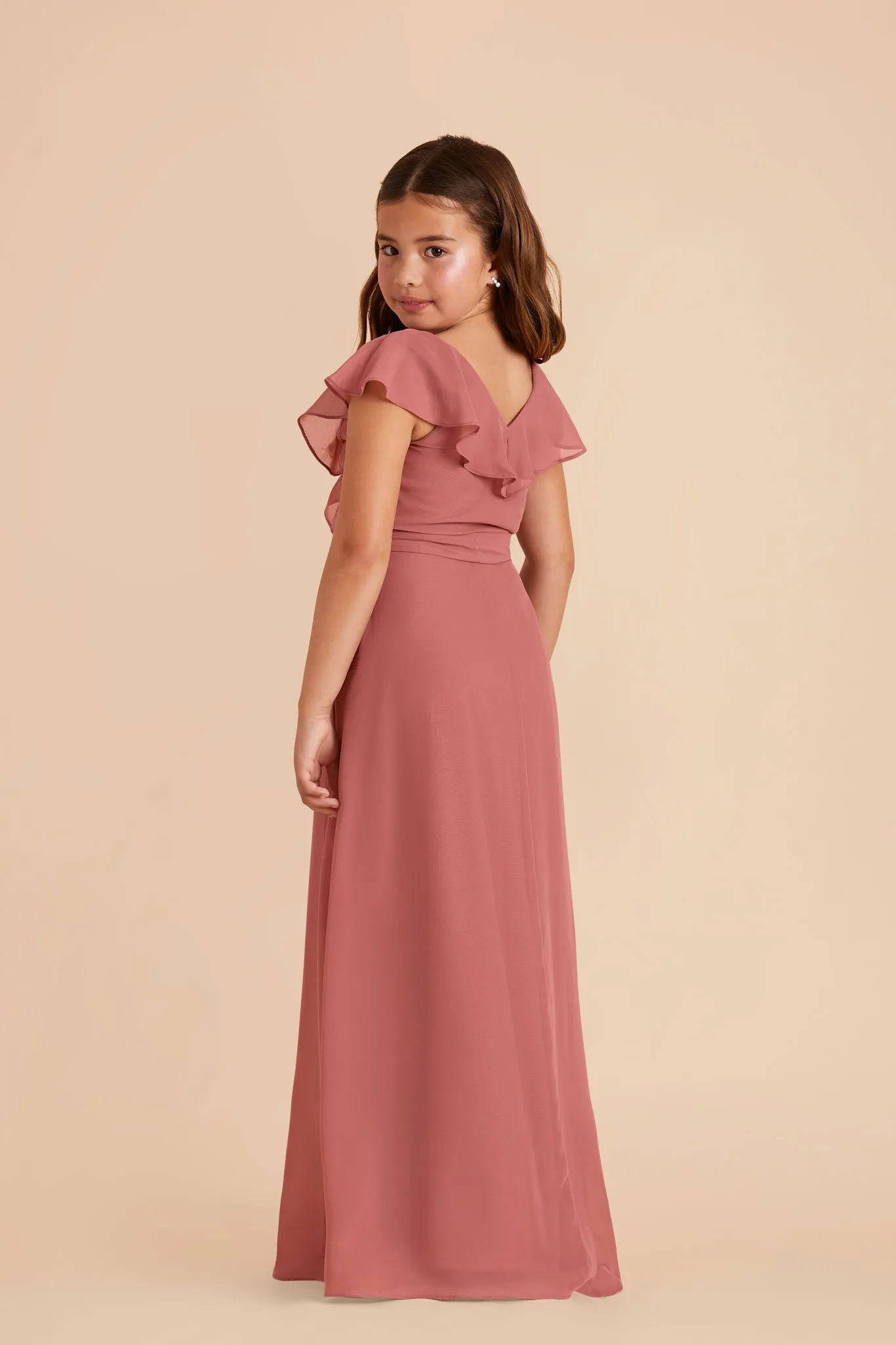Jax Junior Chiffon Dress - Wild Rose sold by Birdy Grey product image thumbnail 4