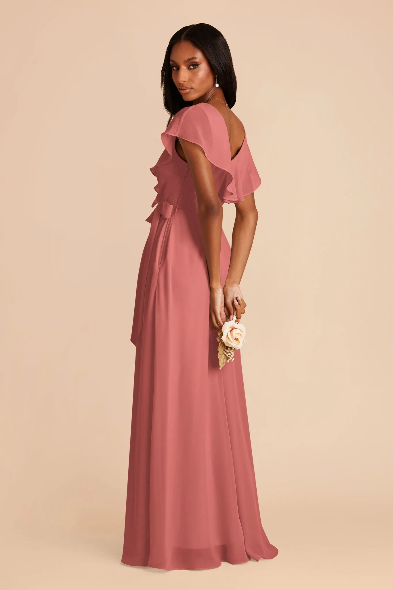 Jackson Chiffon Dress - Wild Rose sold by Birdy Grey product image thumbnail 5