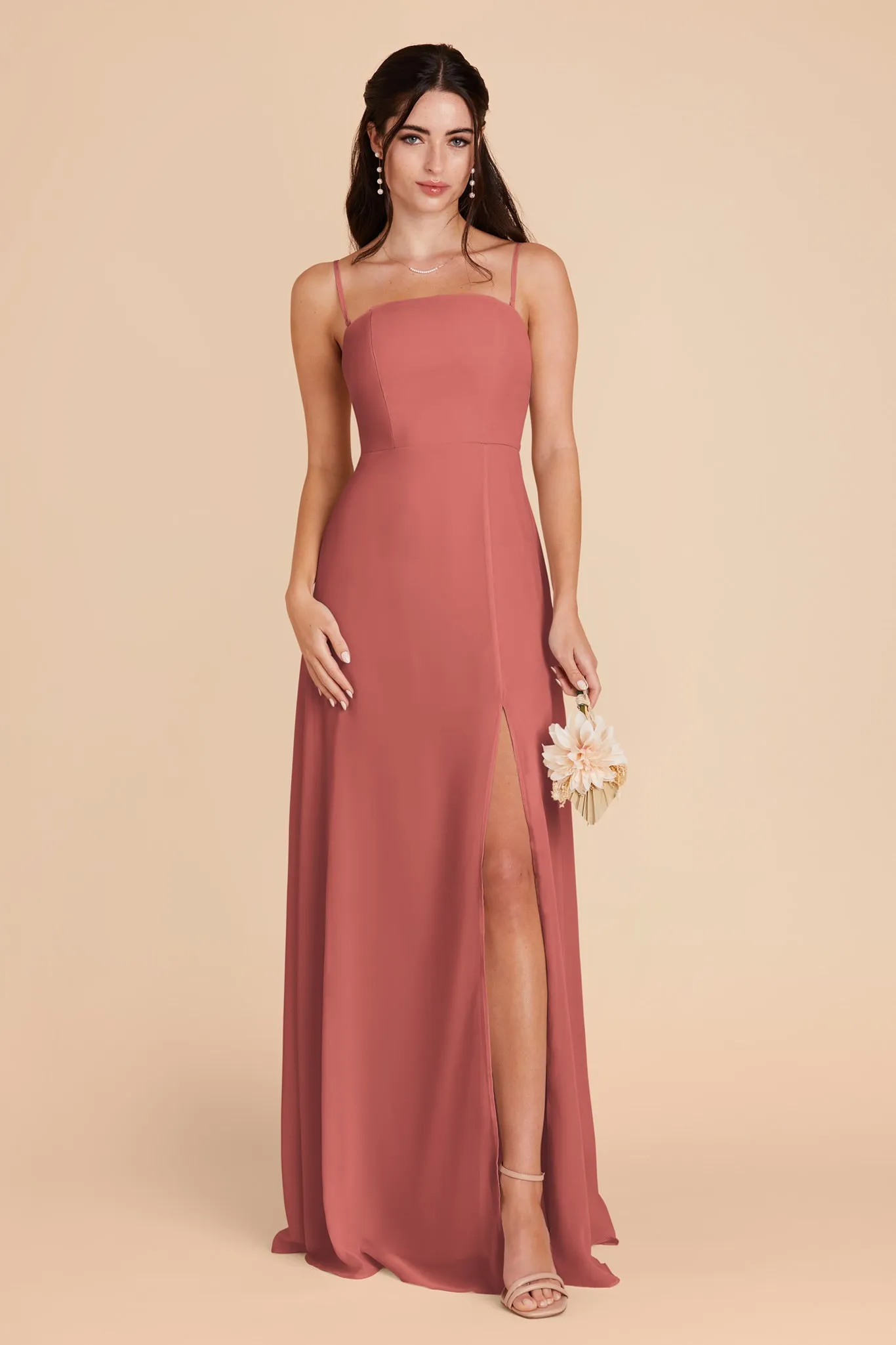 Chris Convertible Chiffon Dress - Wild Rose sold by Birdy Grey