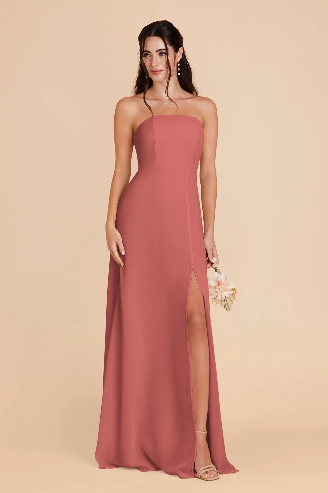 Chris Convertible Chiffon Dress - Wild Rose sold by Birdy Grey product image thumbnail 3