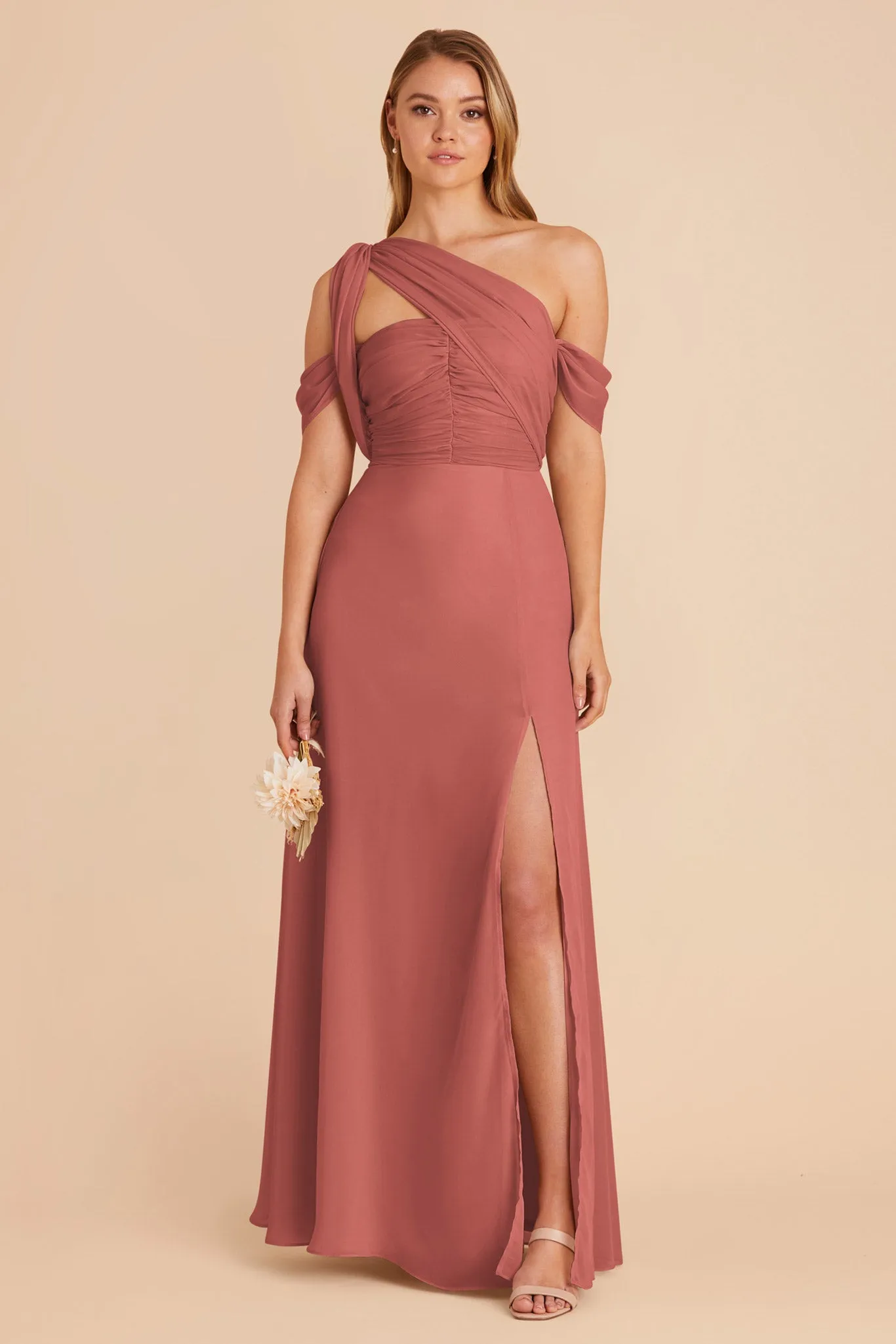 Cara Chiffon Dress - Wild Rose sold by Birdy Grey product image thumbnail 3