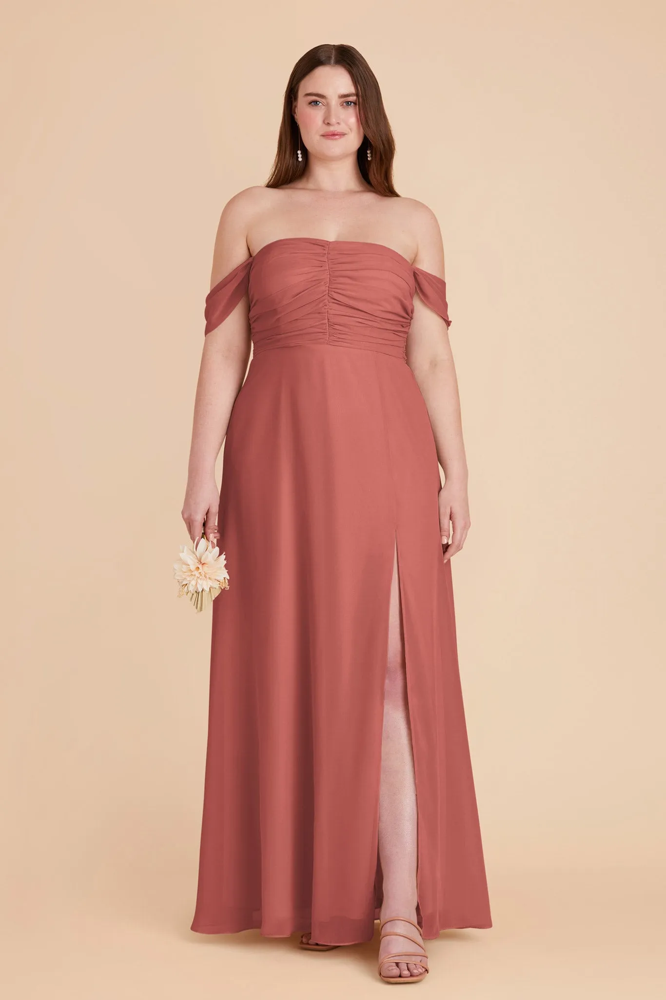 Cara Chiffon Dress - Wild Rose sold by Birdy Grey product image thumbnail 2