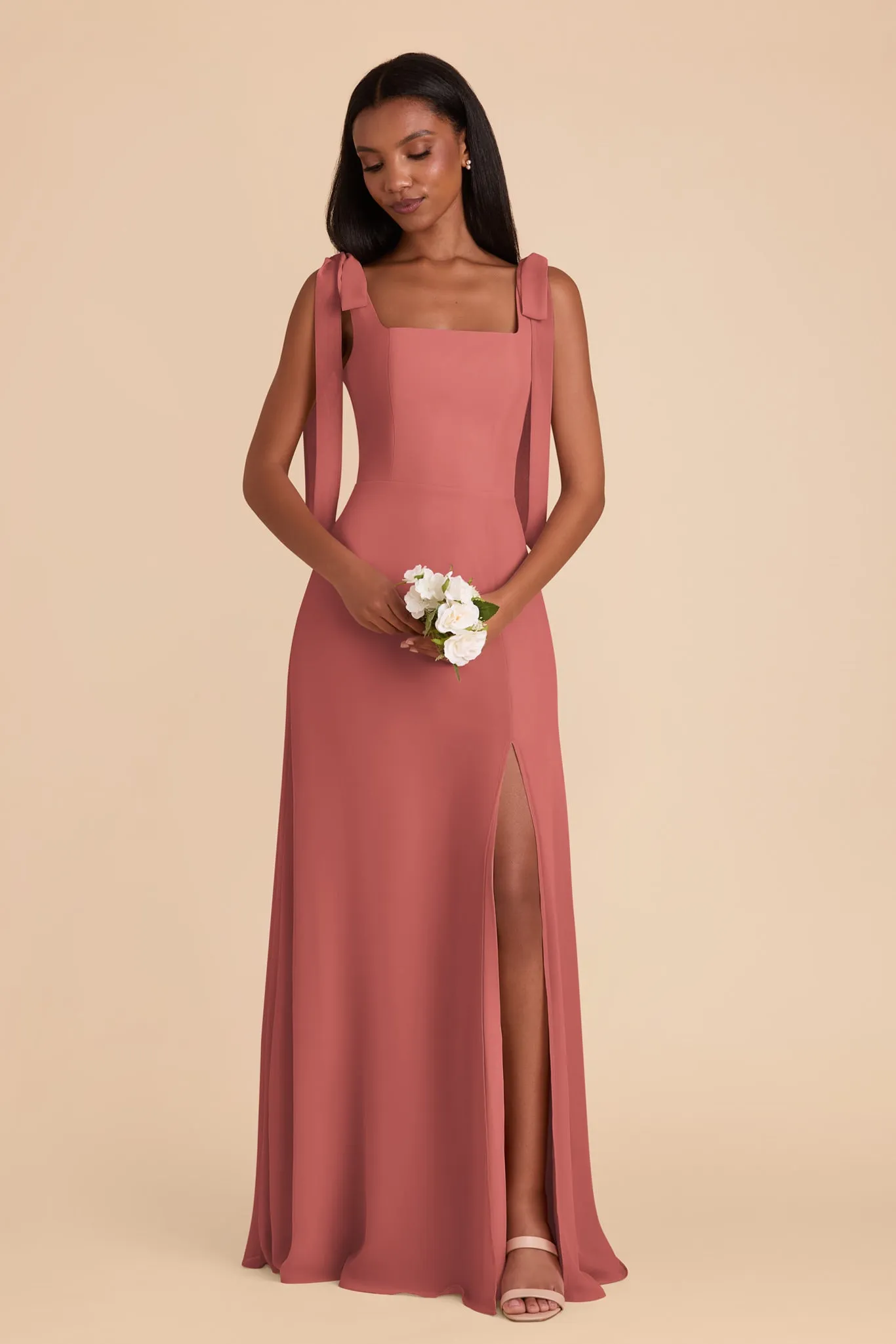 Alex Convertible Dress Chiffon - Wild Rose sold by Birdy Grey product image thumbnail 4