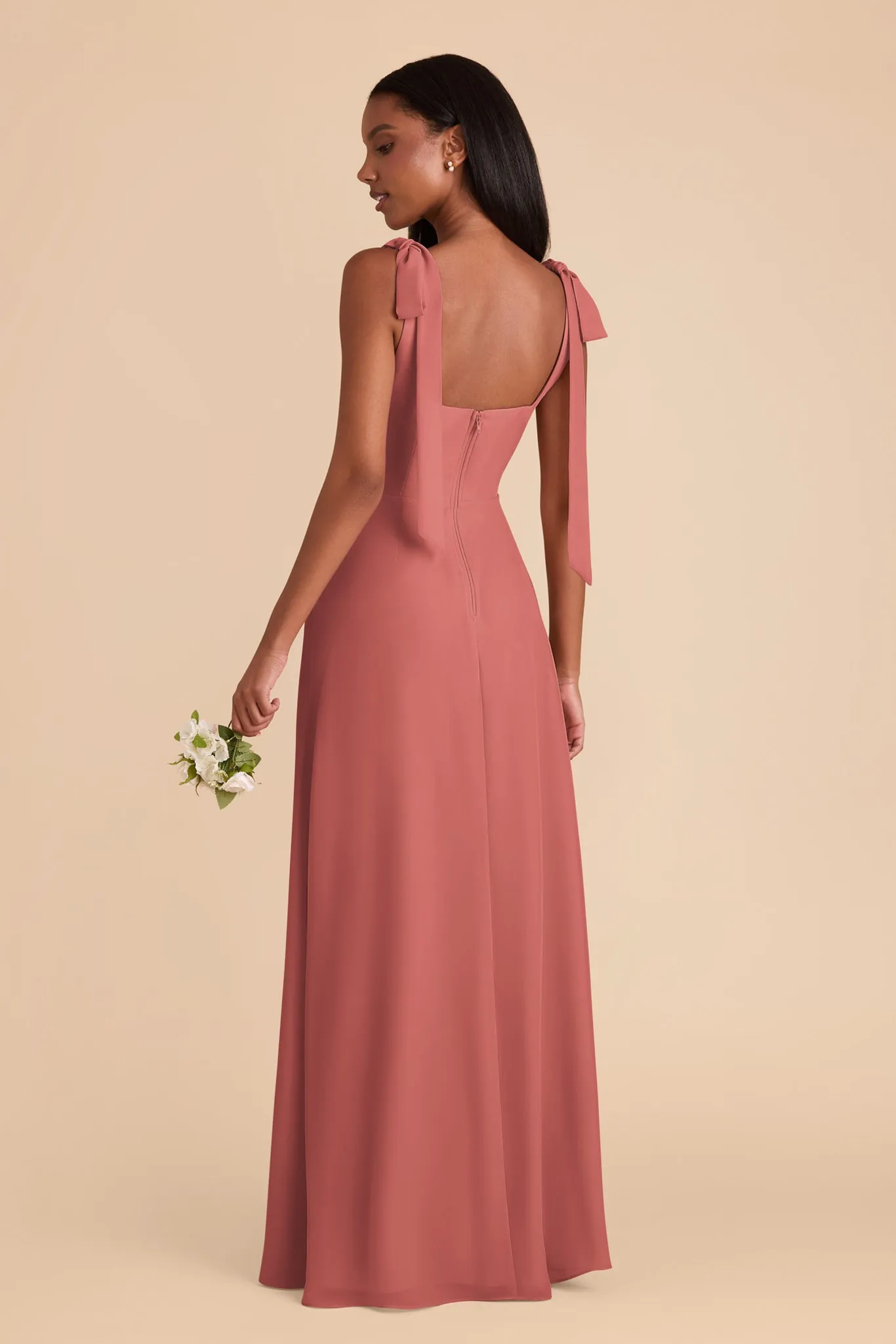 Alex Convertible Dress Chiffon - Wild Rose sold by Birdy Grey product image thumbnail 5