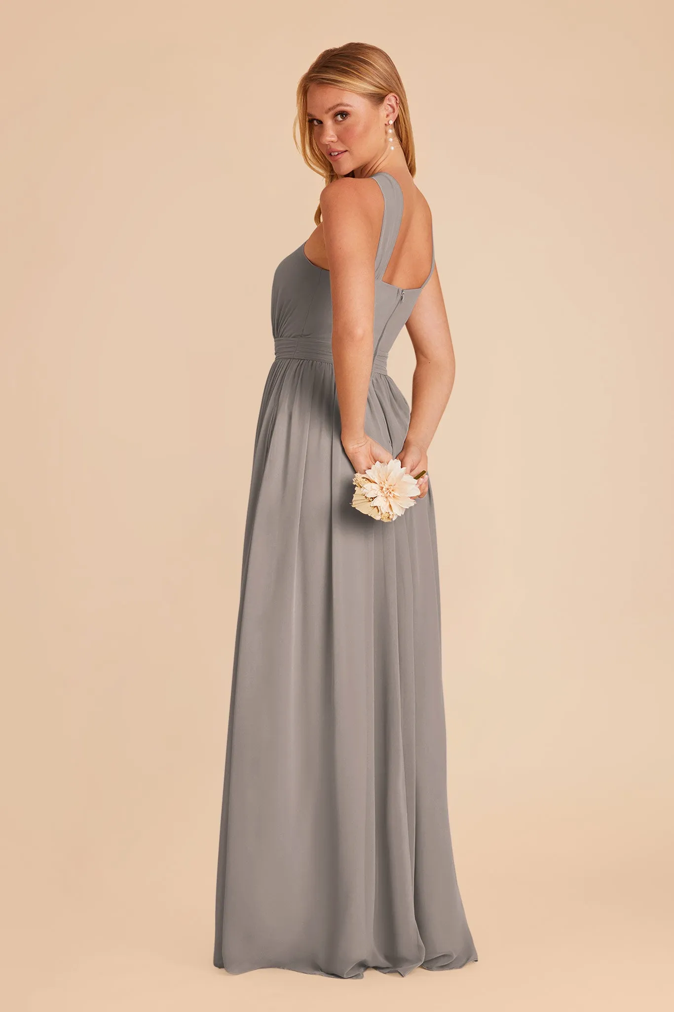 Kiko Chiffon Dress - Silver sold by Birdy Grey product image thumbnail 4