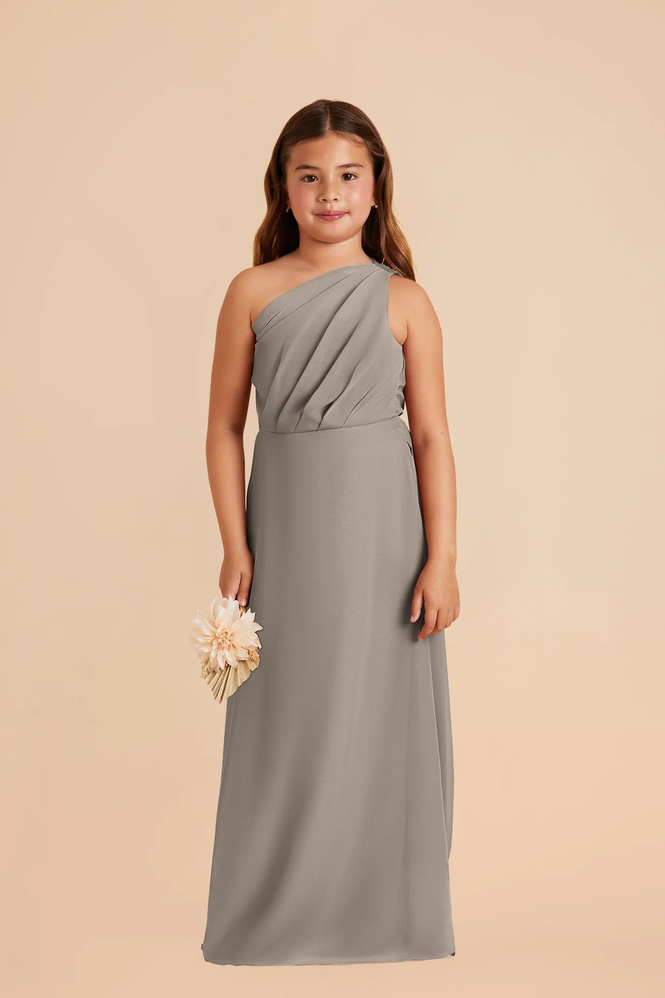 Kiara Junior Chiffon Dress - Silver sold by Birdy Grey