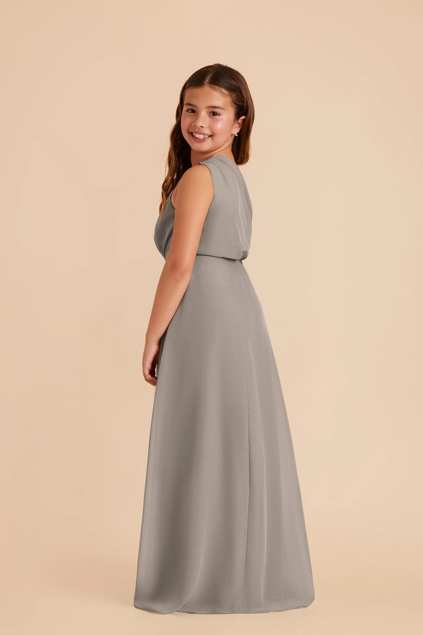 Kiara Junior Chiffon Dress - Silver sold by Birdy Grey product image thumbnail 3