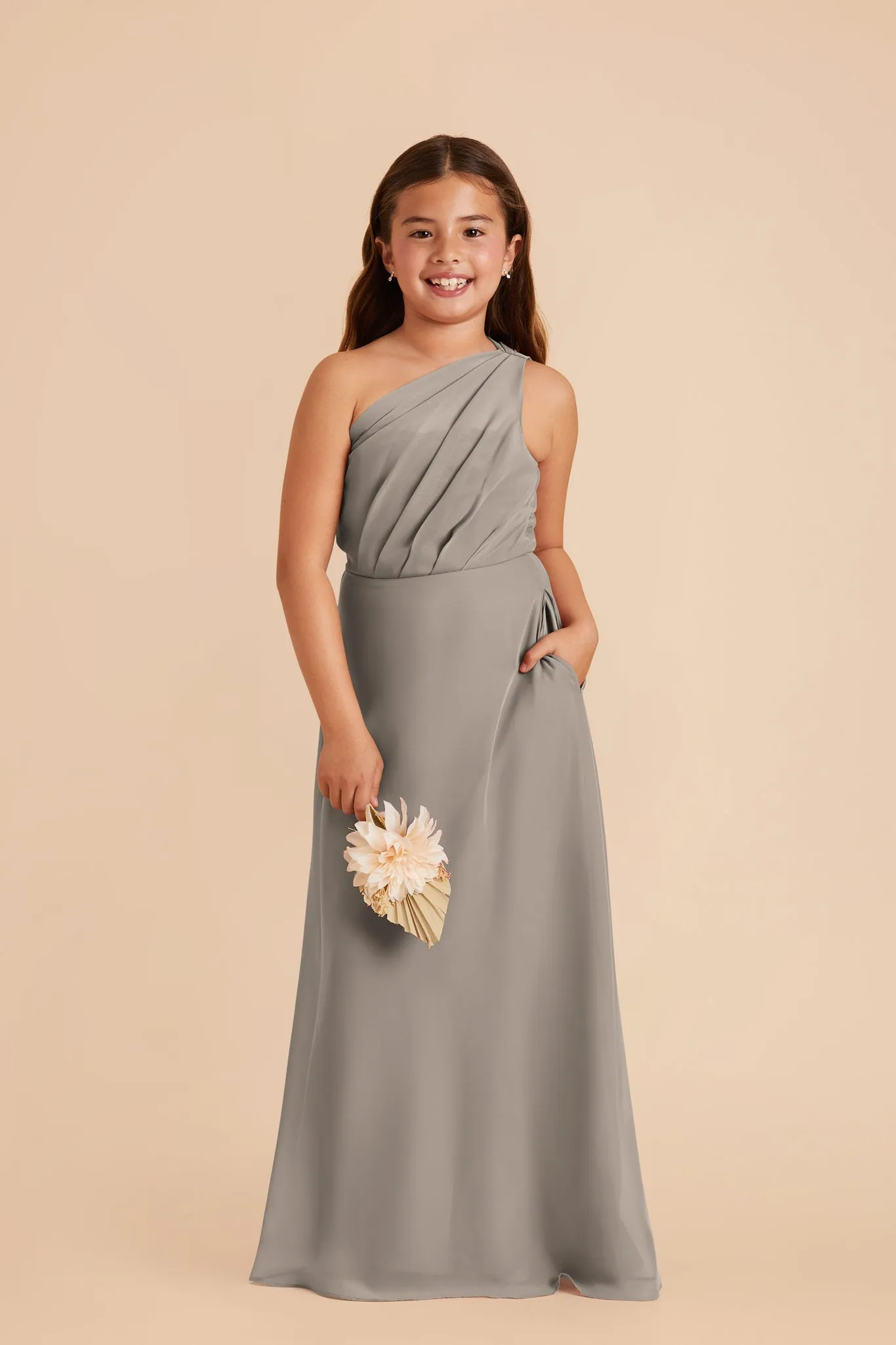 Kiara Junior Chiffon Dress - Silver sold by Birdy Grey product image thumbnail 2