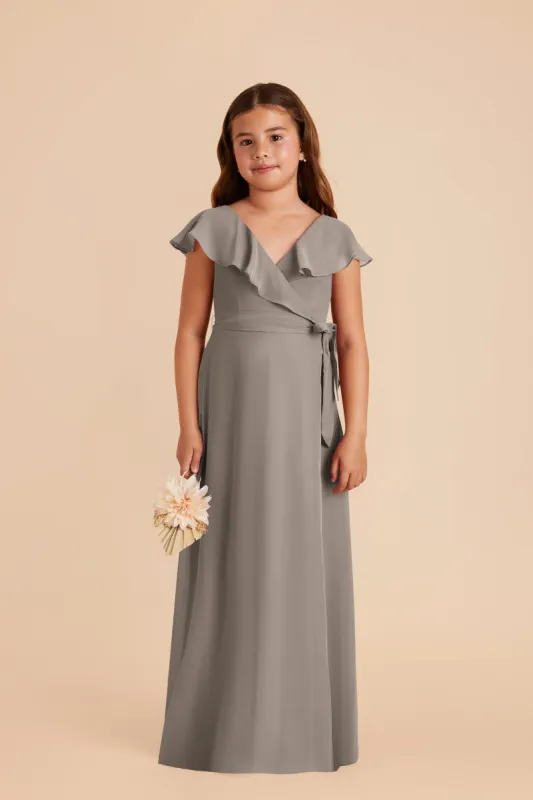 Jax Junior Chiffon Dress - Silver sold by Birdy Grey