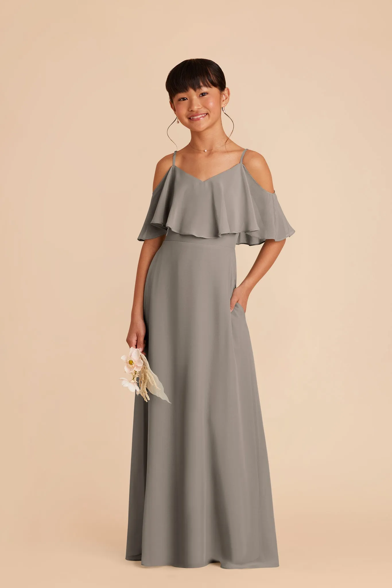 Janie Convertible Junior Dress - Silver sold by Birdy Grey product image thumbnail 2