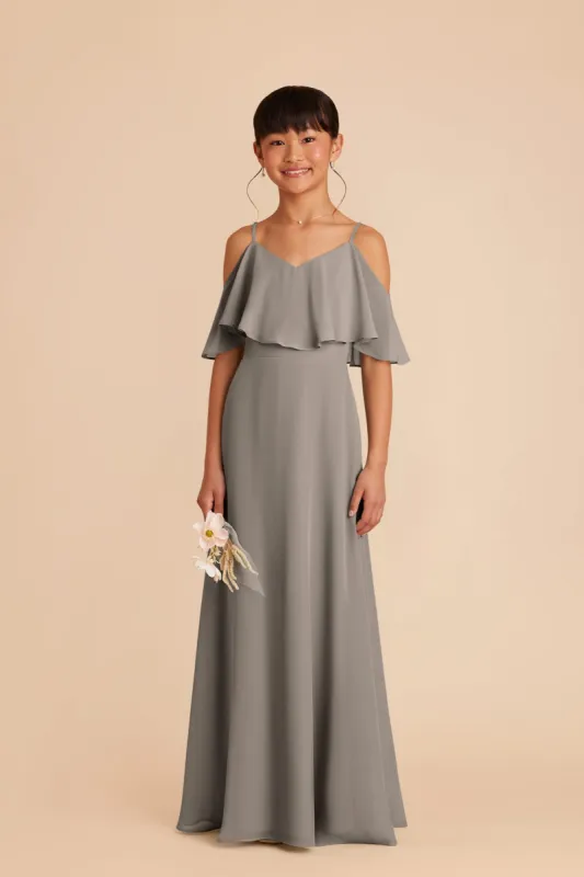 Janie Convertible Junior Dress - Silver made by Birdy Grey