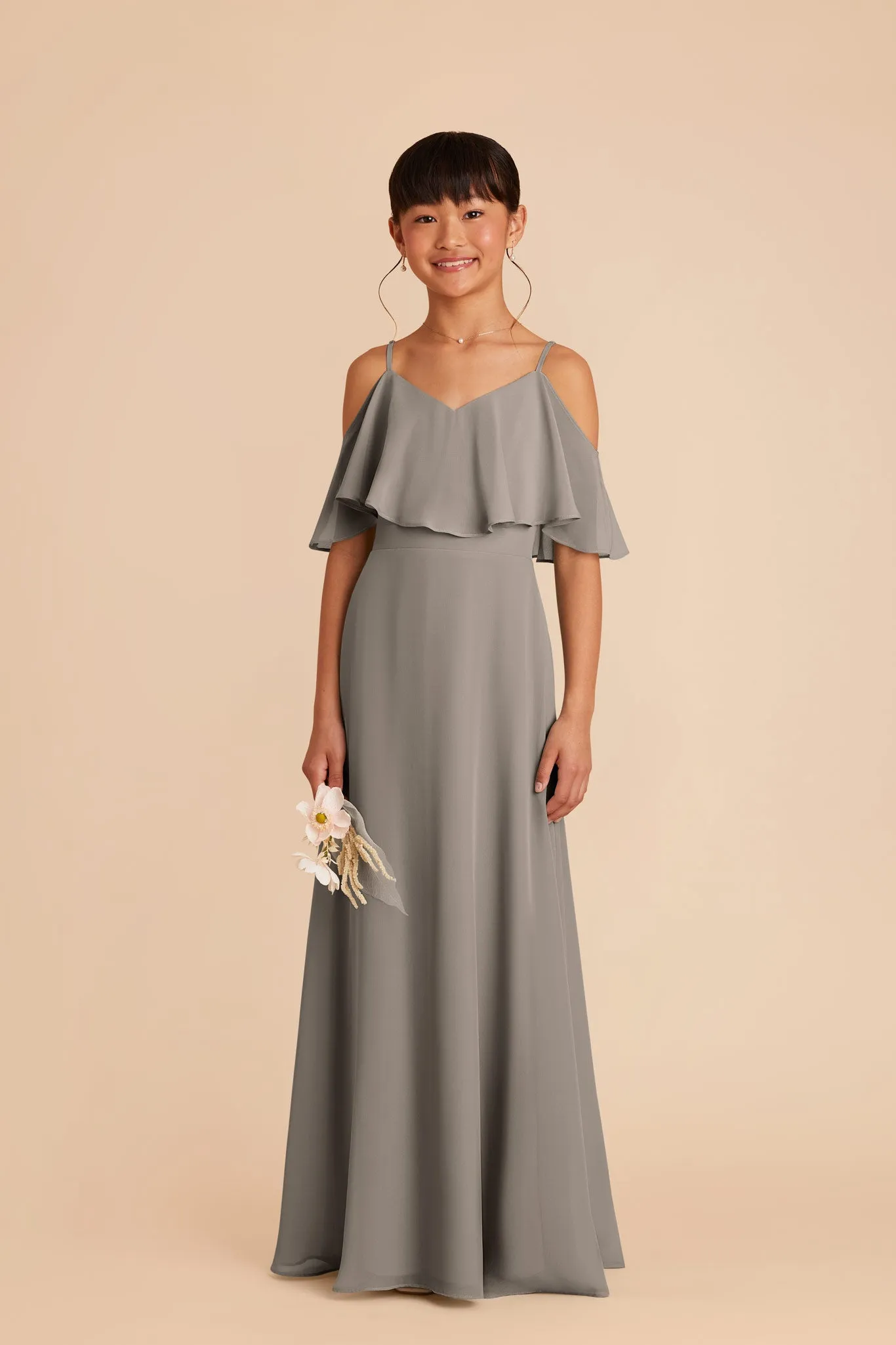 Janie Convertible Junior Dress - Silver sold by Birdy Grey